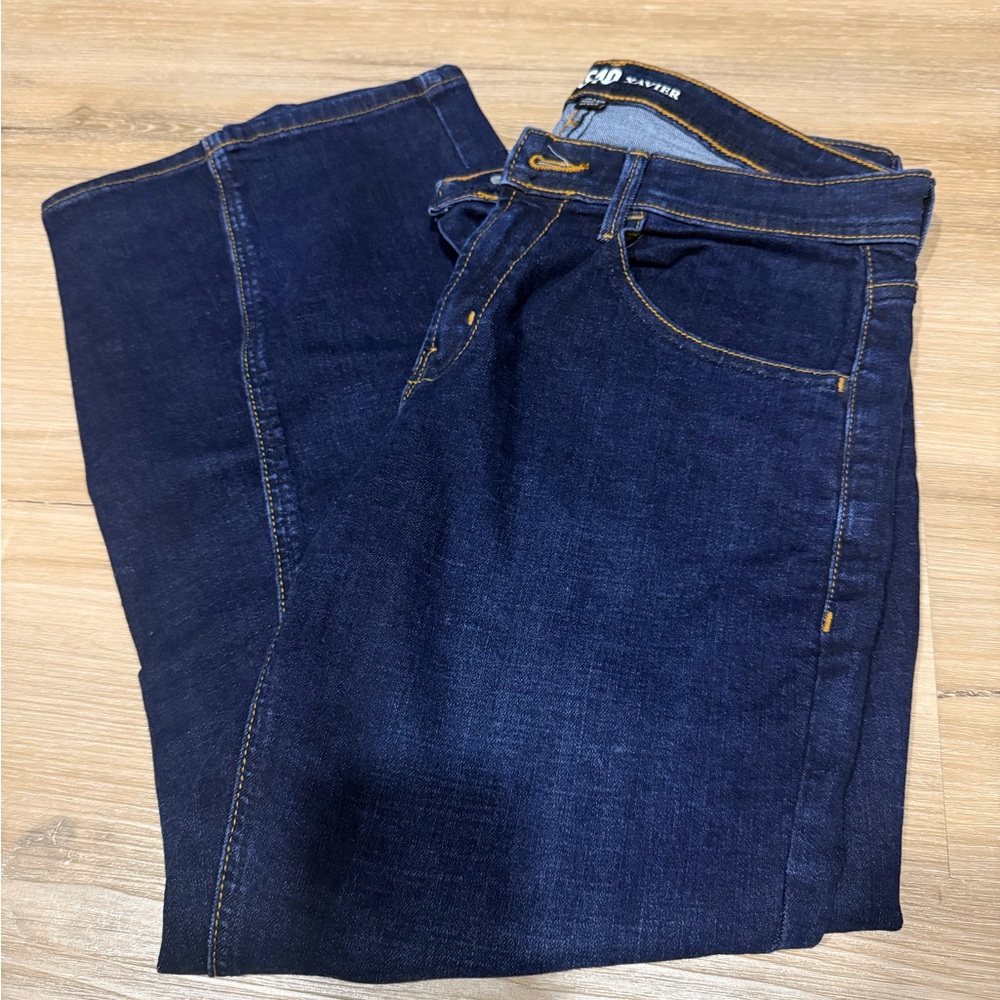 Men's Slim Fit Jeans - Dark Blue